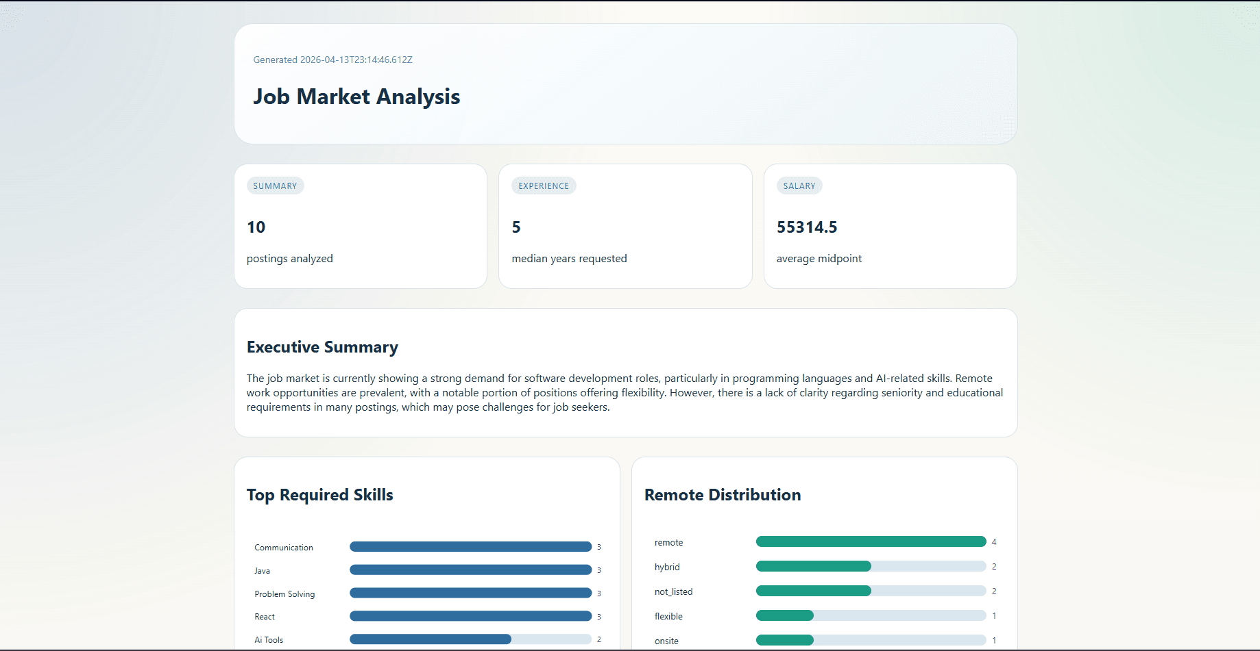 AI Job Search Assistant screenshot 1