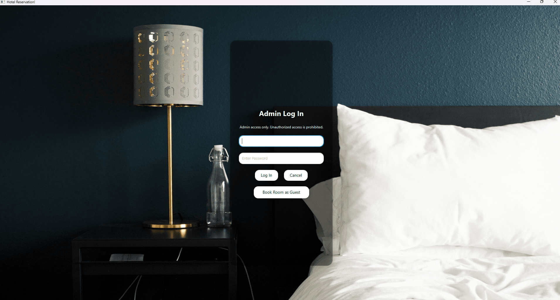 Hotel Booking System